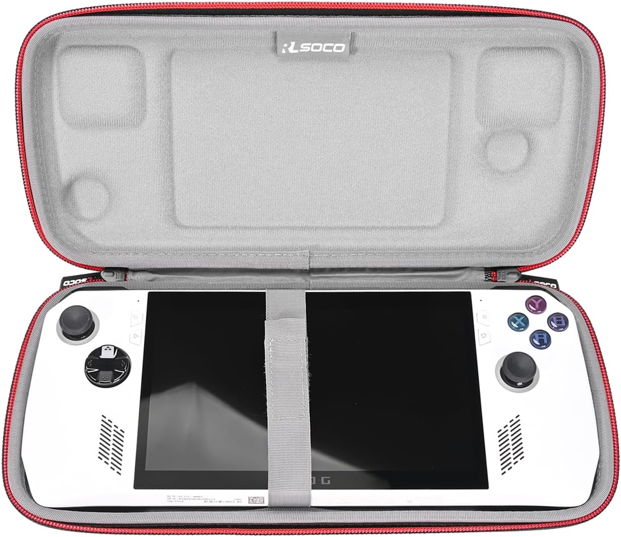 RLSOCO Hard Case for ASUS ROG Ally X Handheld Gaming Console | Compact Design with YKK Zipper & Scratch Protection - Black (Case Only)