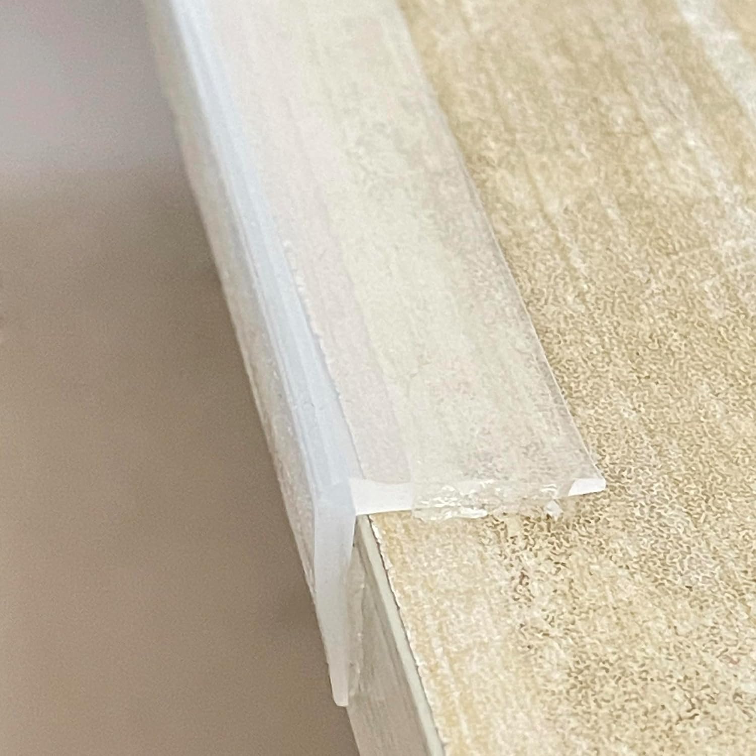 Edge Protector 100% Silicone, Baby Proofing Corners Clear Guards, Pre-Tape Adhesive Soft for Kids Safety, Child Table Cabinets Furniture Bumper (0.8x0.8in(Width), 12 Foot (Pack of 1))