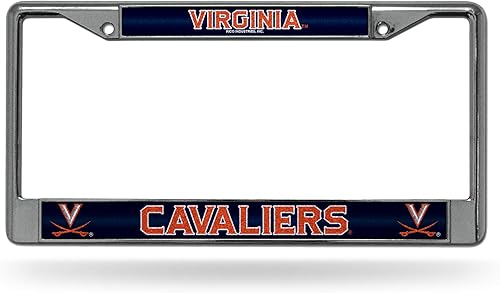 Miniatura 120 de Rico Industries NCAA 12 x 6 pulgadas, accesorio de automóvil cromado plateado brillante para automóvil/camión/SUV