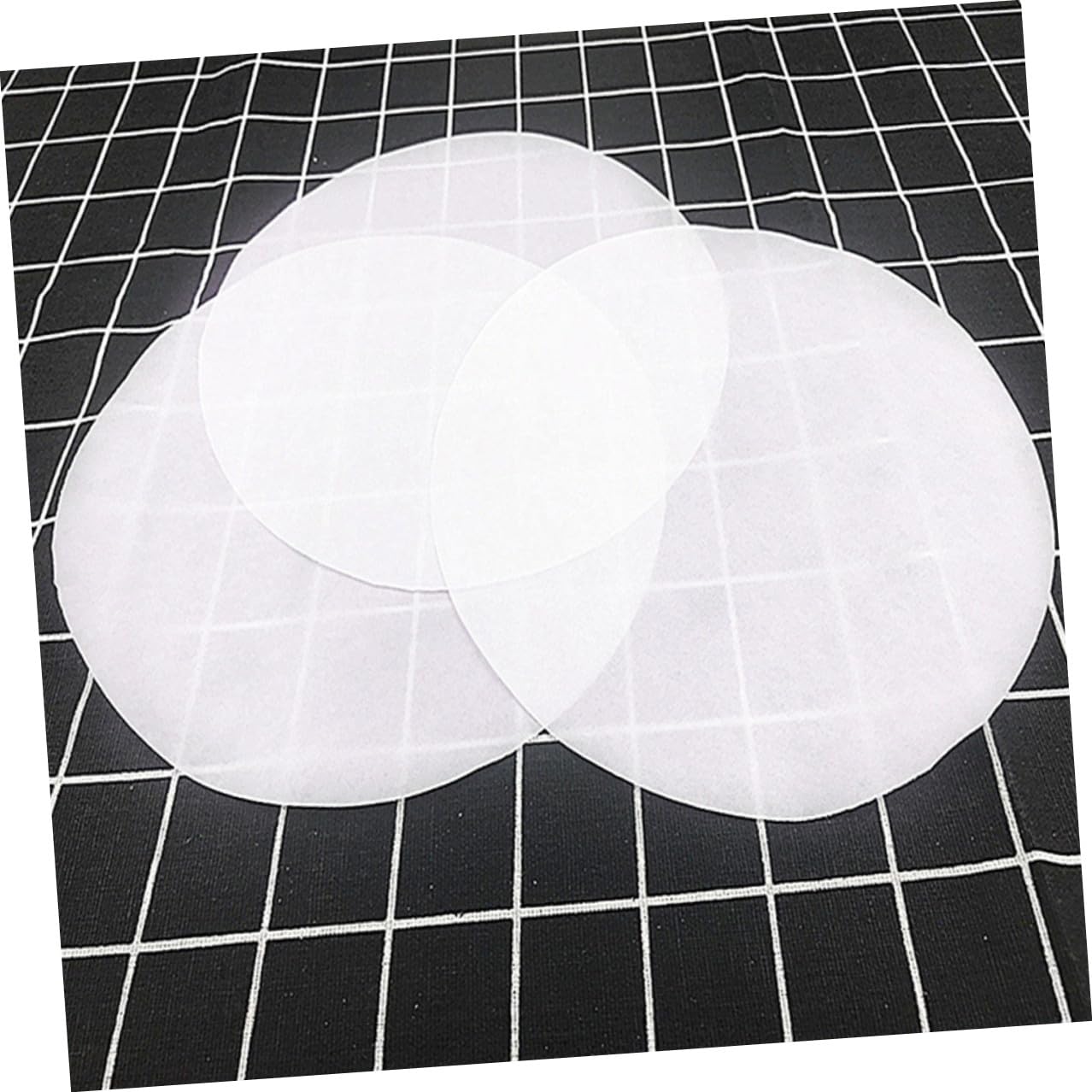 ULTECHNOVO Papier Sulfurisé Rond 20 CM 500 Feuilles Imperméables Absorption d'Huile pour Cuisson Four et Grillades Usage Professionnel et Domestique