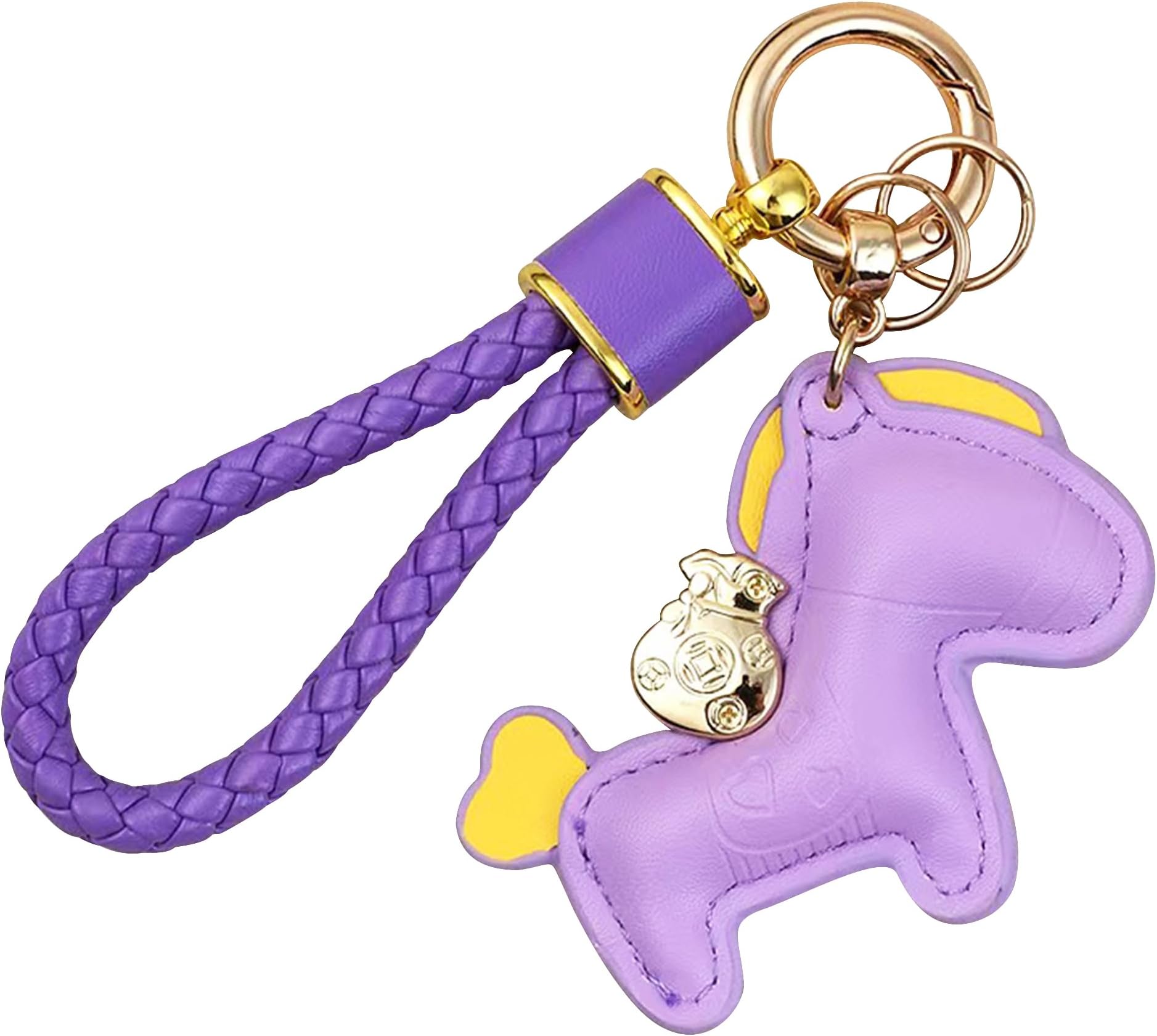 Horse Keychains, Fashion Horse Charm for Purse Handbags Bag Accessories Car Key Charms