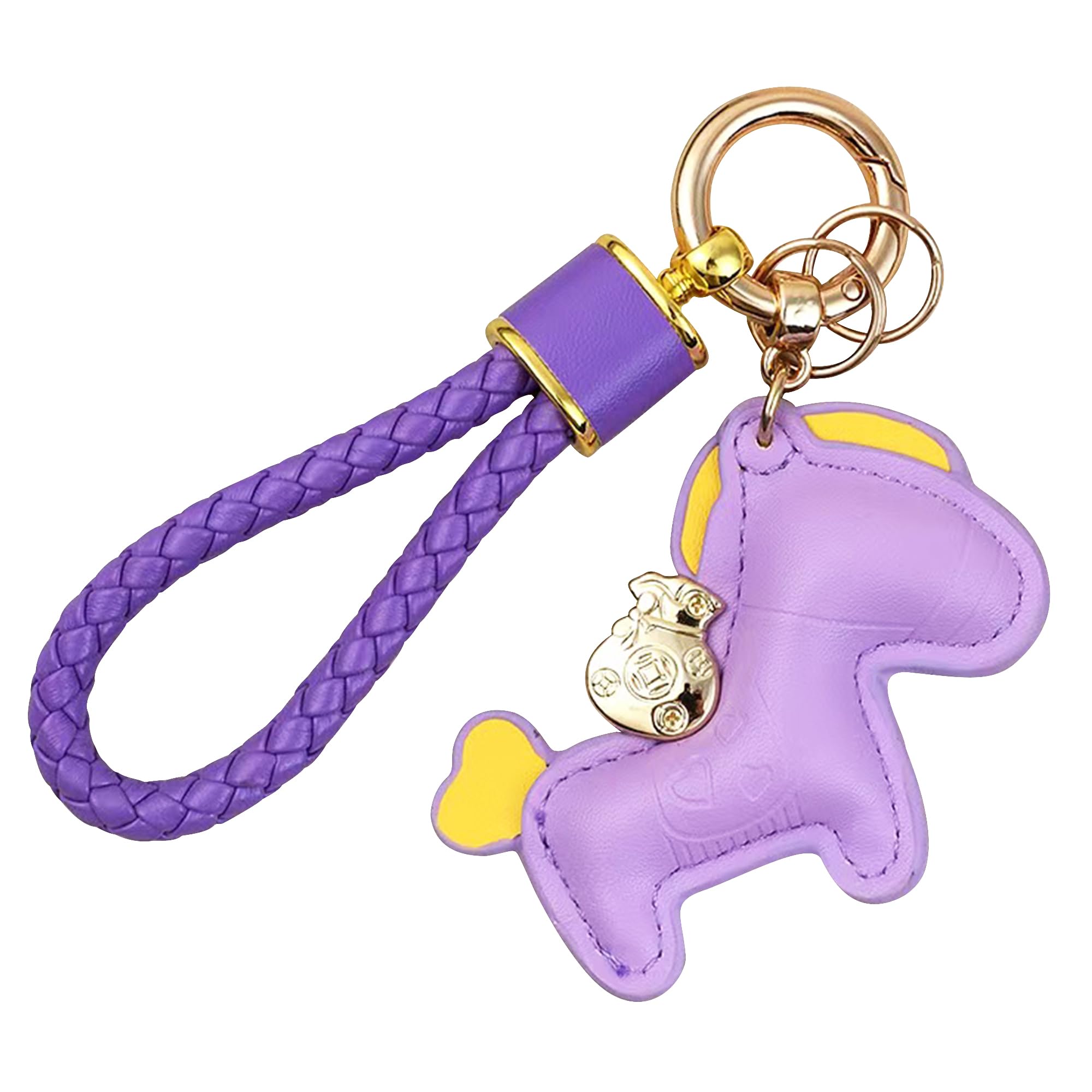 Horse Keychains, Fashion Horse Charm for Purse Handbags Bag Accessories Car Key Charms