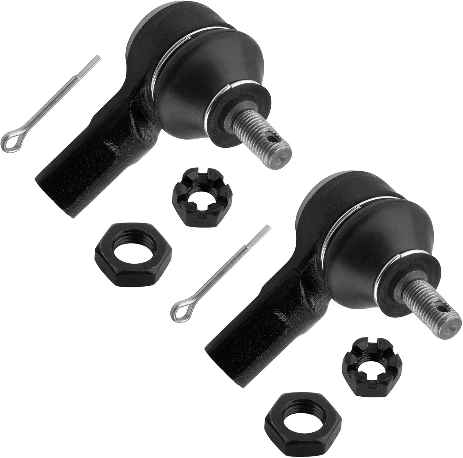 6PCS Front Lower Inner Outer Left Right Driver Passenger Complete Suspension Kit Tie Rod End + Ball Joint for Honda CR-V 2002 2003 2004 2005 2006 ES3581 EV80383