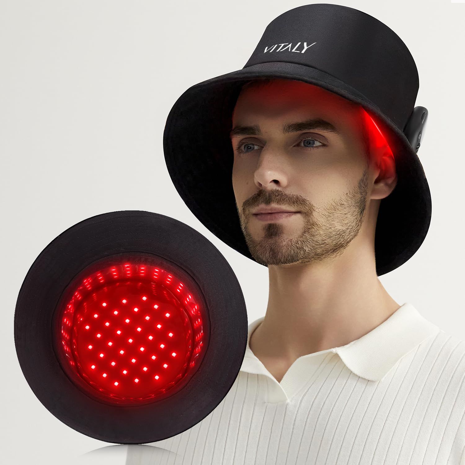 Photo 1 of Red Light Therapy for Hair Growth, Red Light Cap for Hair Regrowth Black
