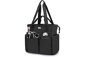 Nurse Clinical Bag for Optimal Organization with Deluxe Padded Base