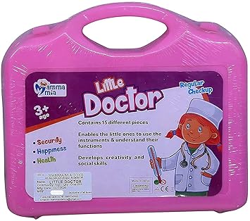 House Crafts Pretend Play Baby & Toddler Plastic Doctor Set for Kids Medical kit Toys for 3 to 6 Year Old Boys & Girls (Doctor Set)- Multi Color(HC_4MMDS-03)