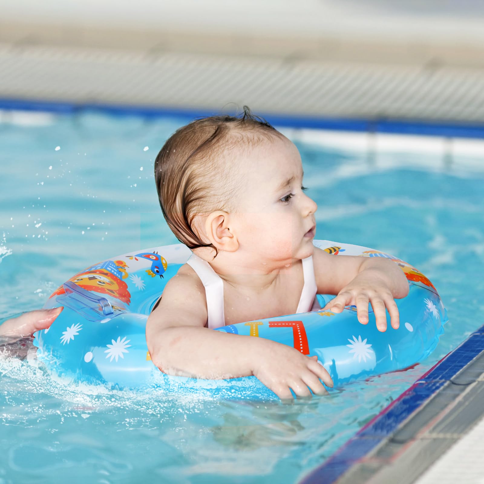 Anello di Nuoto Bambini, Bambino Salvagente con Mutandina, Baby Float Salvagente Gonfiabile Giocattoli Galleggianti Regolabile Doppio Airbag Salvagente per Bambini per età 6-36 Mesi