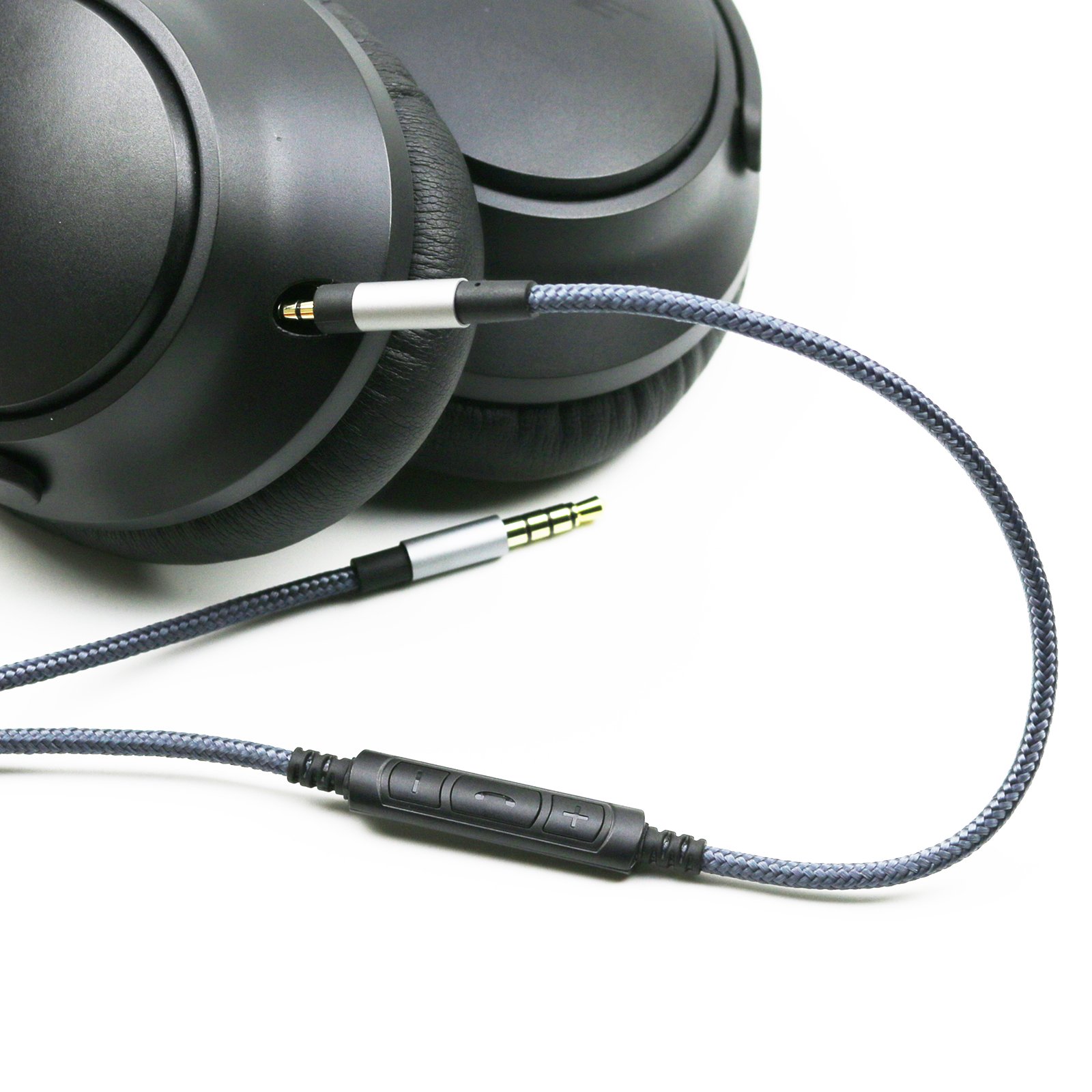 Câble Casque ABLET Pour Sennheiser Momentum/HD1 - 1.2m, Jack 3.5mm Et 6.35mm - Câble Tressé Amélioré