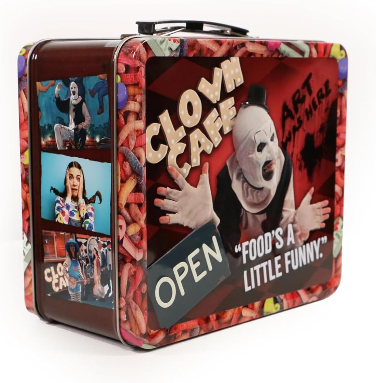 Surreal Entertainment Terrifier Tin Lunch Box with Beverage Container - Image 4