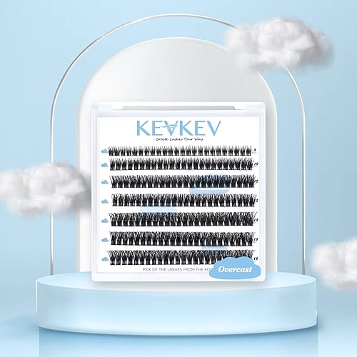 Miniatura 7 de 84 racimos de pestañas en racimo de pestañas individuales, suaves y cómodas (nubladas, D-8-16 mezclas)