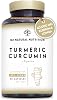 Curmeric turmeric capsules high dose. 95% Curcumin Piperine Black Pepper. Antioxidant hepato protector antiphlogistics. 90 Vegetable Capsules Vegan certified. CE.N2 natural nutrition.