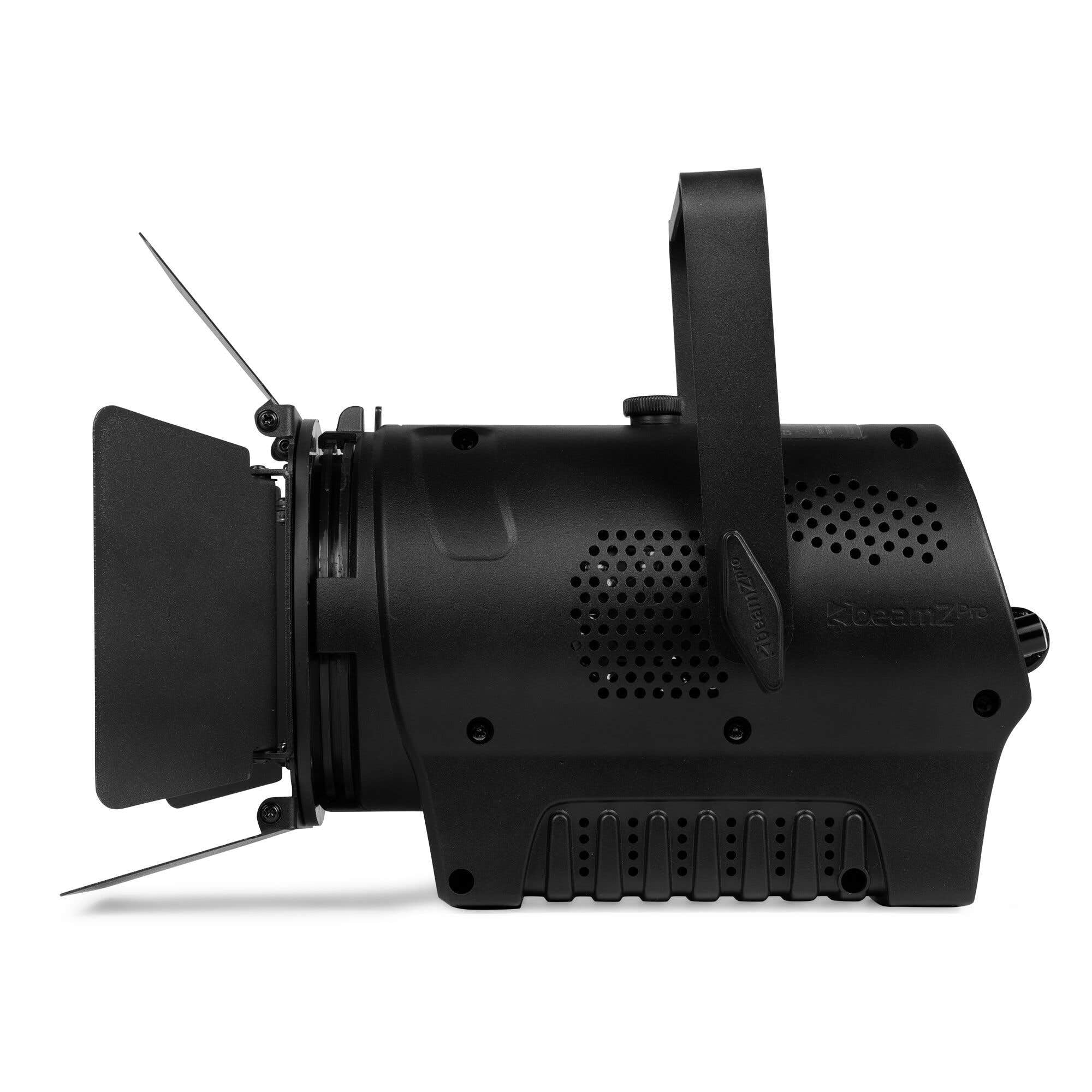 BeamZ Professional BTK050Z-3 Projecteur Fresnel LED 2x50W CW/WW - Zoom manuel, DMX XLR 3 broches, Idéal théâtre, studio, scènes, captation vidéo, éclairage d'accent