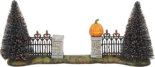 Department 56 Village Accessories Figura de puerta de entrada de Halloween, 4 pulgadas, multicolor