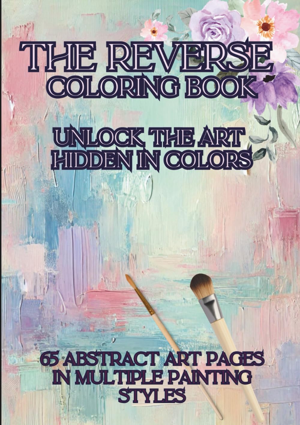 Livre coloriage inversé contre le stress pour dessiner facilement sans savoir peindre