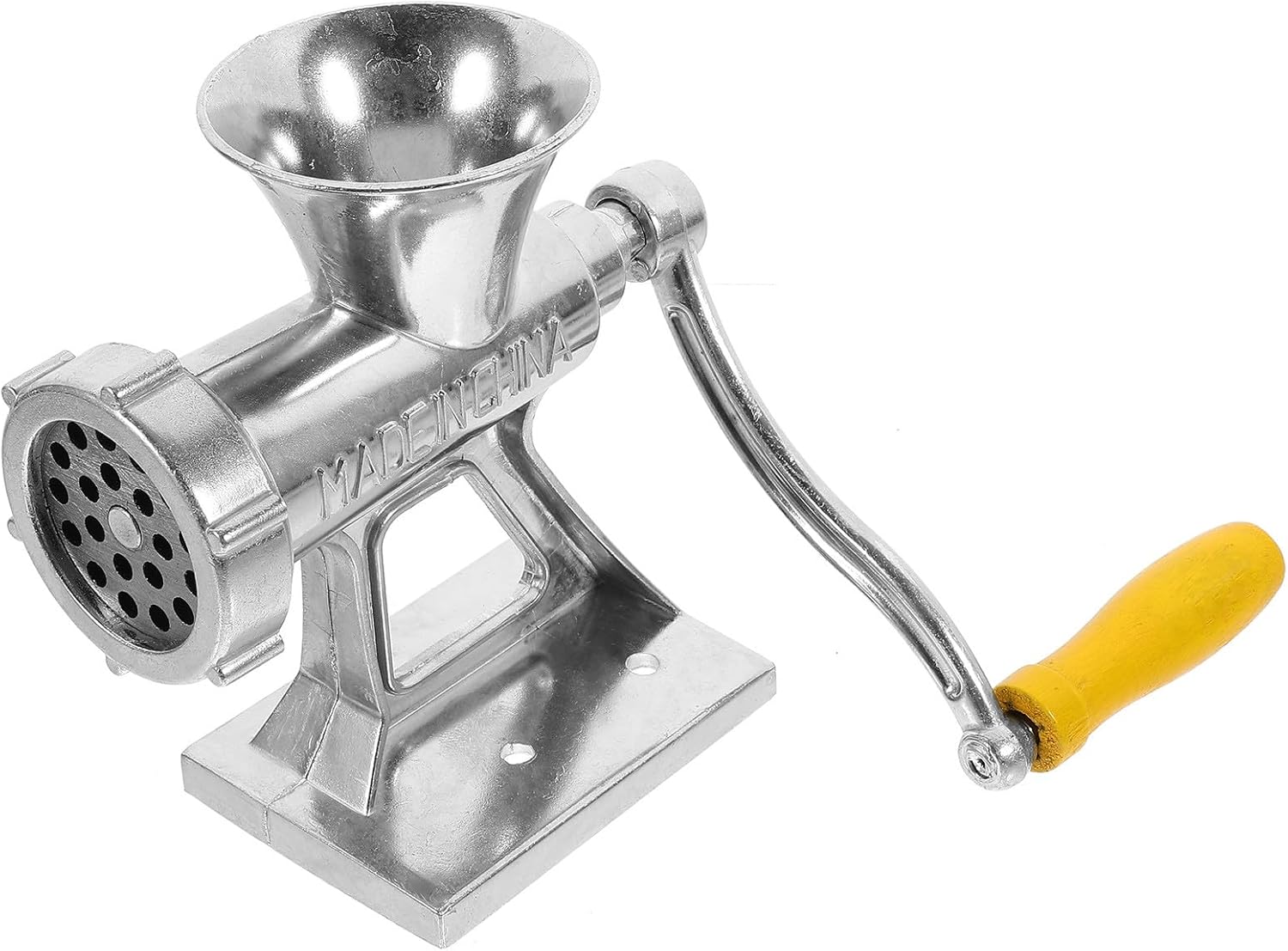Manual Meat Mincer and Sausage Stuffer Model 46, Compact Hand Crank Grinder for Home Kitchen Use, Practical Manual Minced Machine for Meat and Vegetables