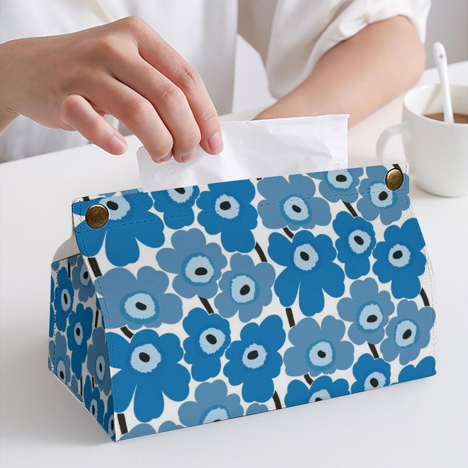 Amazon｜ティッシュケース おしゃれ PUレザー マリメッコ 花柄