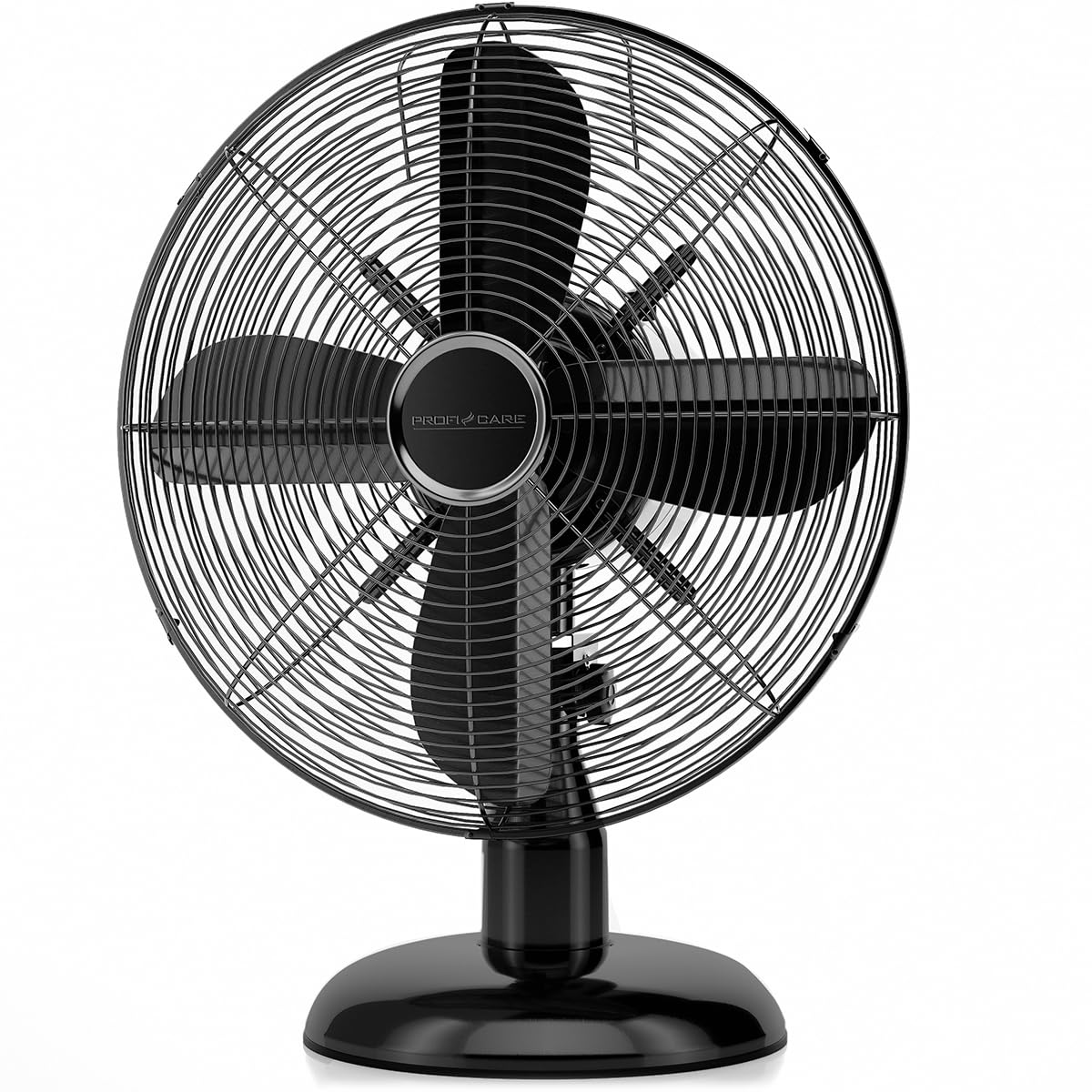 Ventilatore da tavolo di design in acciaio inossidabile 30 cm Proficare PC-VL3063M-Nero