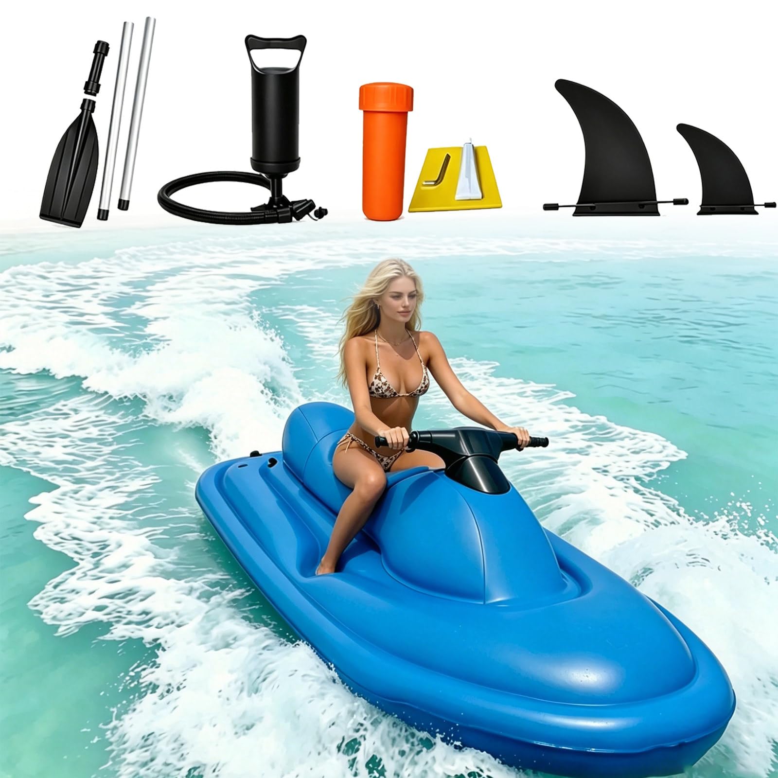 Planche de surf électrique et bateau pneumatique pour vos sorties en mer à deux