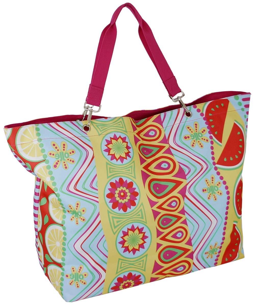 J JONES JENNIFER JONES JENNIFER JONES Bolso de playa grande Bolsa de hombro de vacaciones de diseño de verano bolsa de ocio Rosa