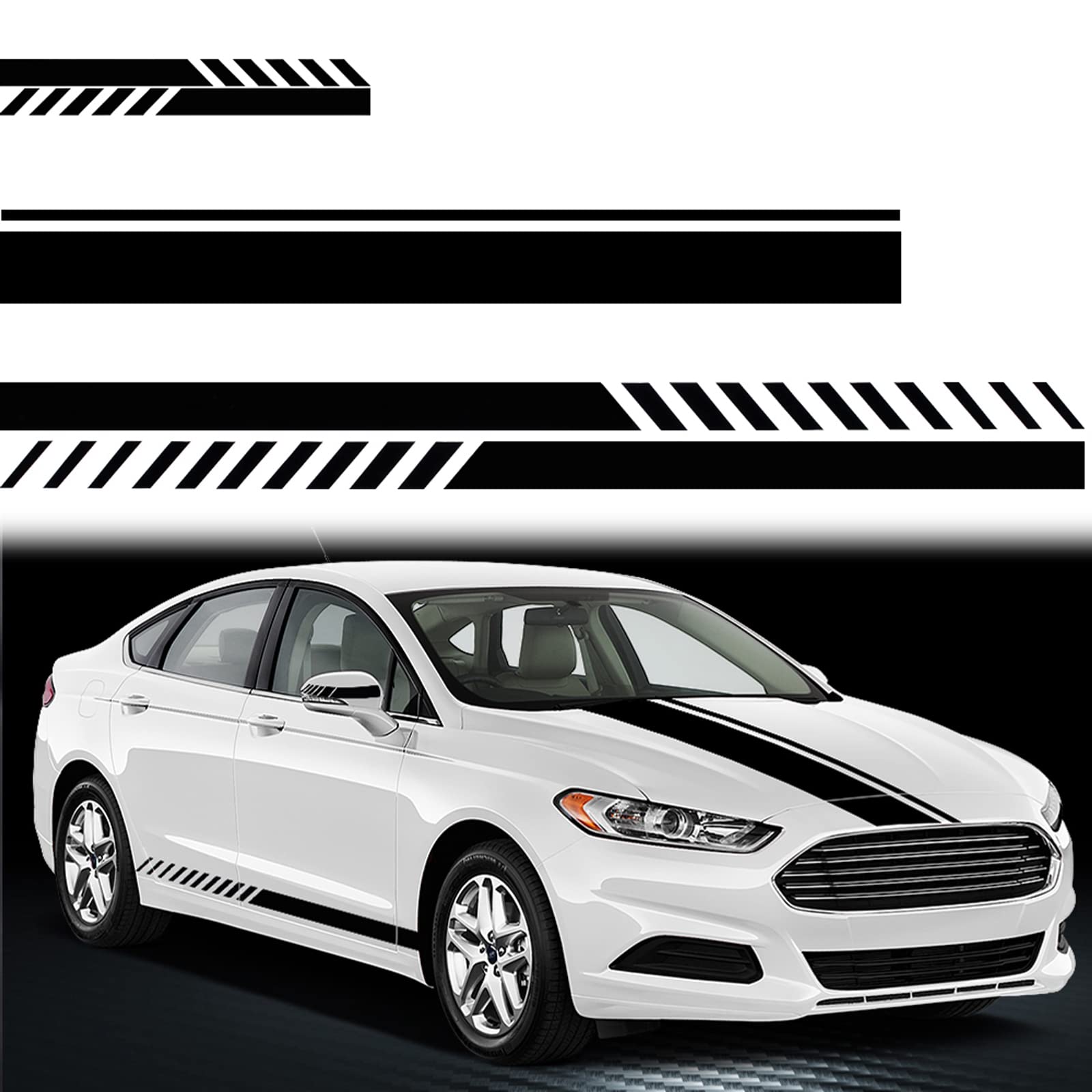 Décoration Automobile Sportive Autocollants Voiture Vinyle Réfléchissants - Lot De 12 Stickers Multicolores Pour Jantes Et Carrosserie Accessoire Tuning Sport - Foto 5