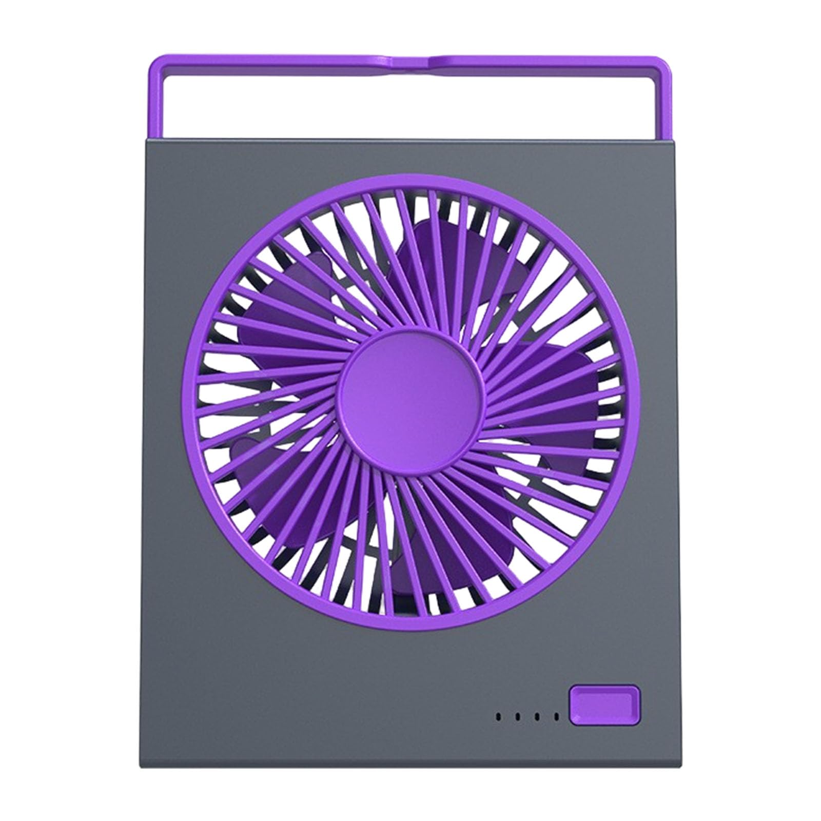 Uqezagpa Rechargeable Desktop Fan Quiet Fan with Adjustable 4 Speed Airflows ABS Texture Suitable for Indoor or Home Use Quiet Table