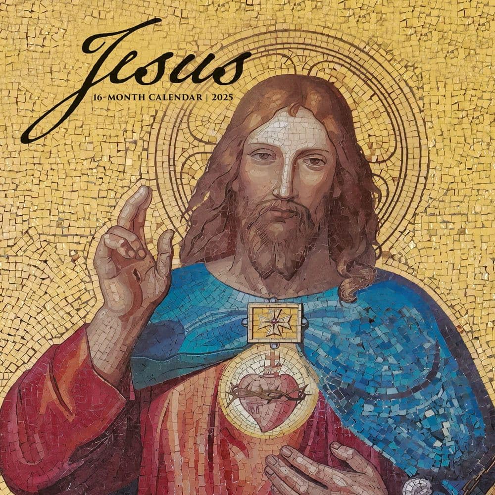 Carousel Calendars, Jesus 2025 Wall Calendar