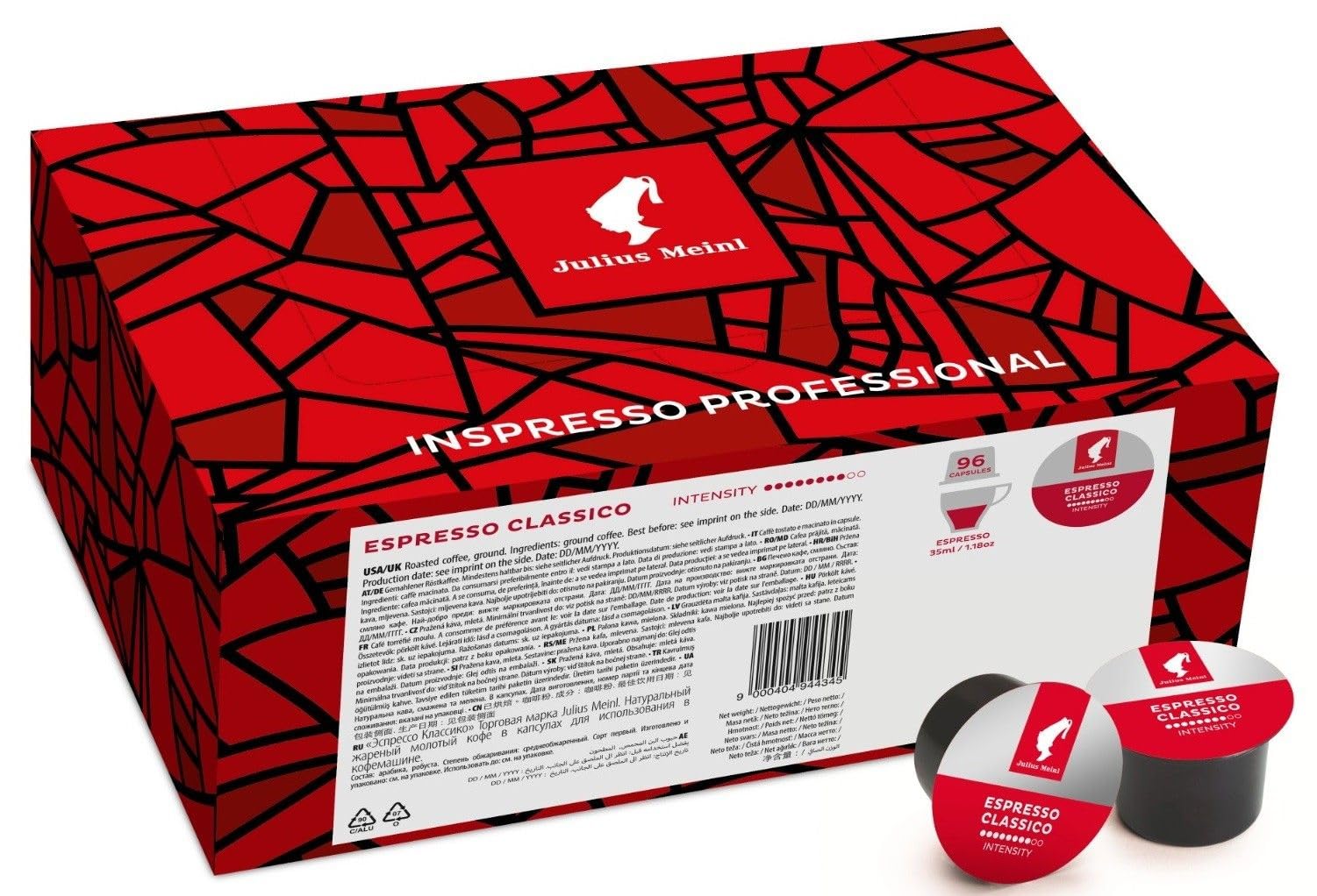 JULIUS MEINL Capsules Professional Espresso Classico - 96 x 11 g | Compatible with Lavazza BLUE Machines (B0BRMRBQCG) Amazon Price History, Amazon Price Tracker
