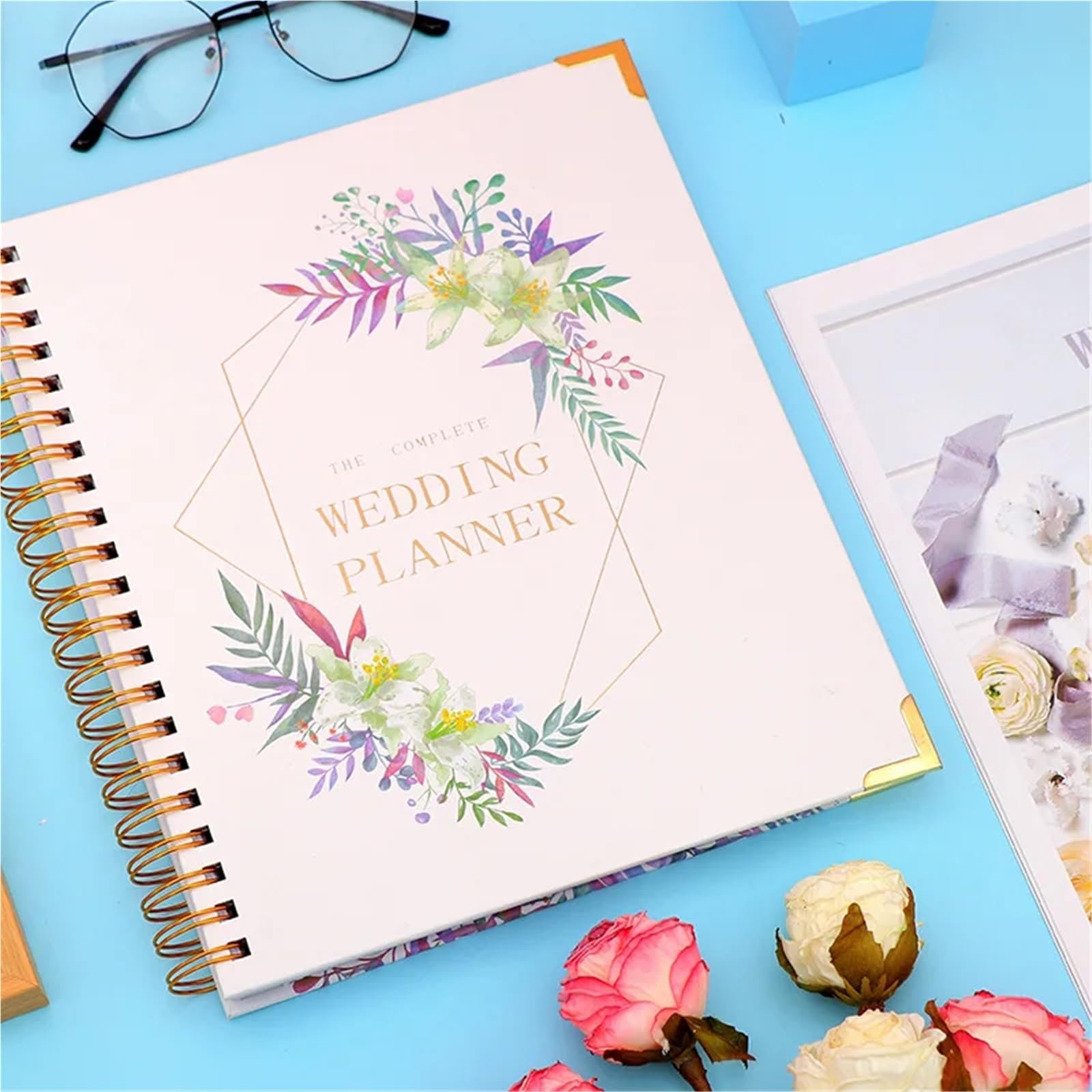 Hochzeitsplanungsbuch Hochzeitsplaner Loop Notizbuch 132 Seiten Planungsplan for Hochzeitsdesignbuch Für Hochzeiten, Jahrestage