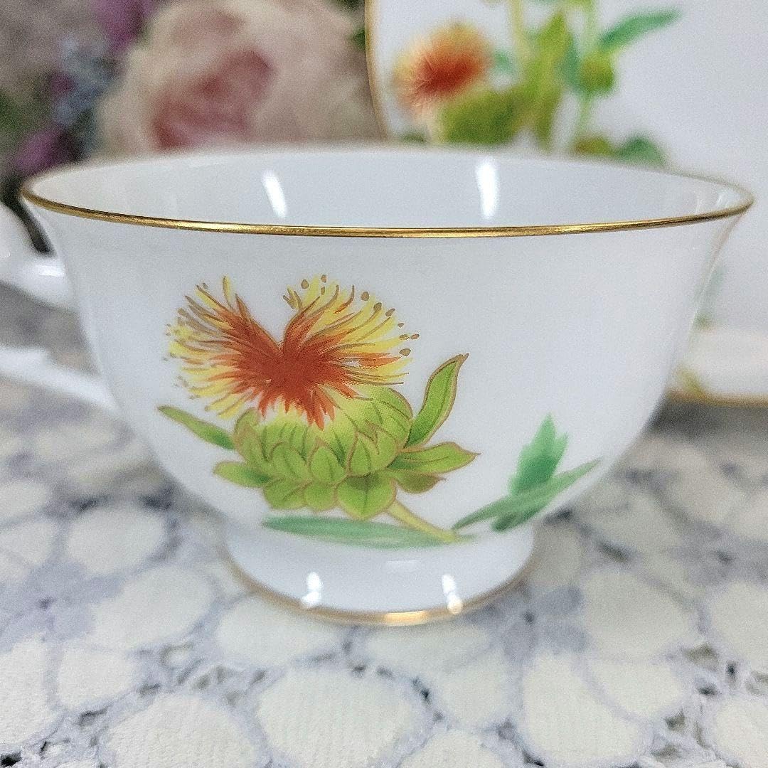 レア】大倉陶園 1988限定版「万葉の花 」カップ&ソーサー