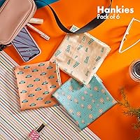 Vista 2 de HexaFun Pañuelo unisex de algodón orgánico 100% puro, tamaño grande