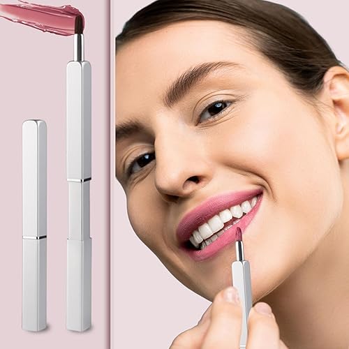 Miniatura 5 de Brocha aplicadora de labios, paquete de 3 exquisitos cepillos de labios retráctiles profesionales a prueba de polvo, aplicadores de brillo de labios