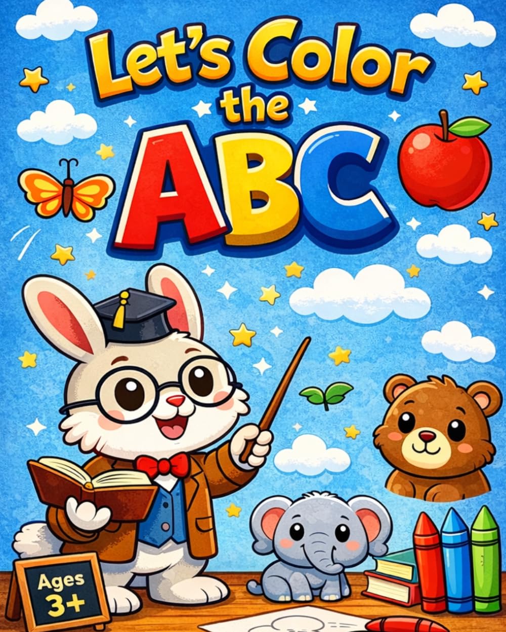 Let’s Color the ABC: Alphabet color book
