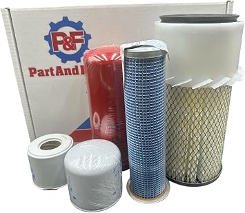 P&F Filter Kit For Bodcat Skid-Steer Loader 743 743B 743D