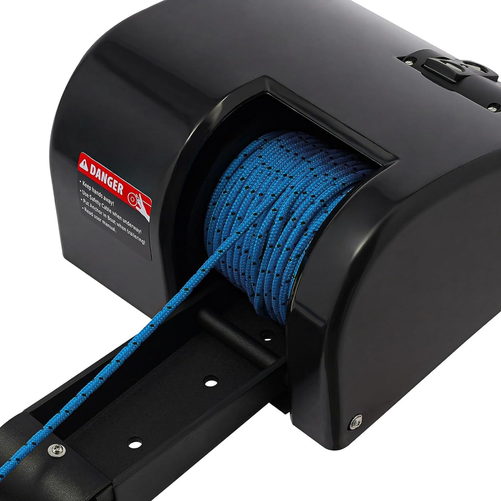 Verricello elettrico per barca, salpa ancora 12 V con telecomando, kit di stoccaggio di ancoraggio 15,9 kg, interruttore impermeabile per motoscafi e barche da pesca