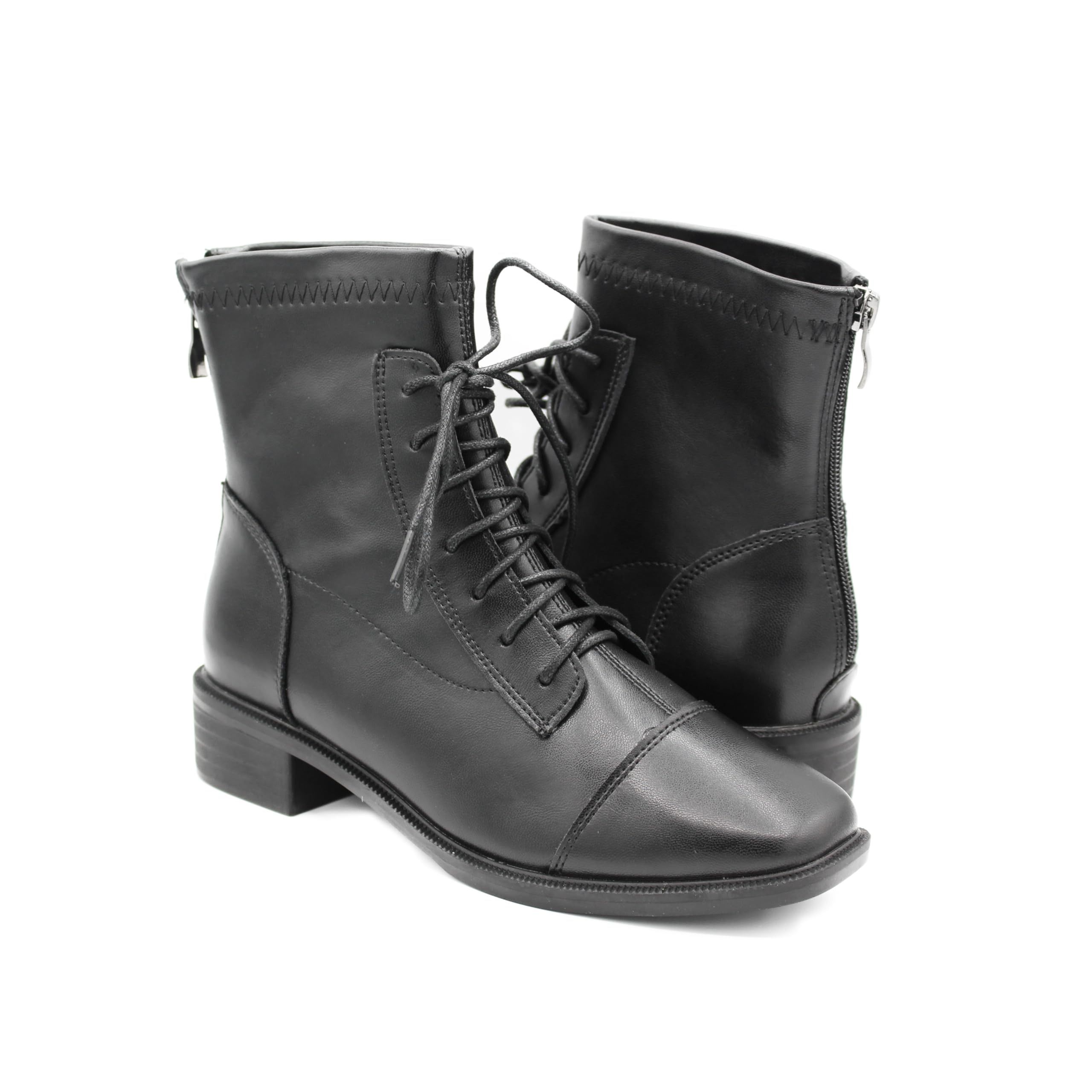 Zerimar Botines Elegantes de Piel para Mujer - Calzado de Vestir Cómodo y Moderno - Zapatos de Cuero para Cualquier ocasión