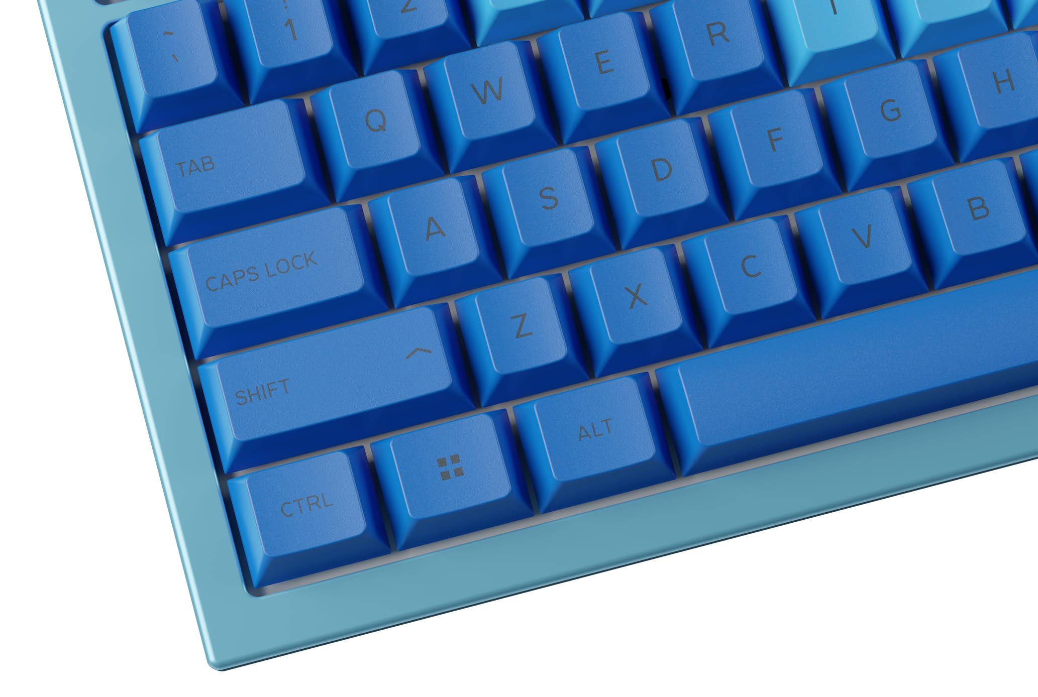Glorious Gaming 115 GPBT Keycaps - Profilo Cherry, plastica PBT resistente, aspetto accattivante, suono superiore, caratteri originali, layout spagnolo - Oceano