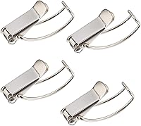 Vista 10 de Pestillos de pecho con resorte de acero inoxidable - 10 piezas