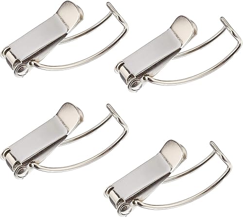 Vista 10 de Pestillos de pecho con resorte de acero inoxidable - 10 piezas