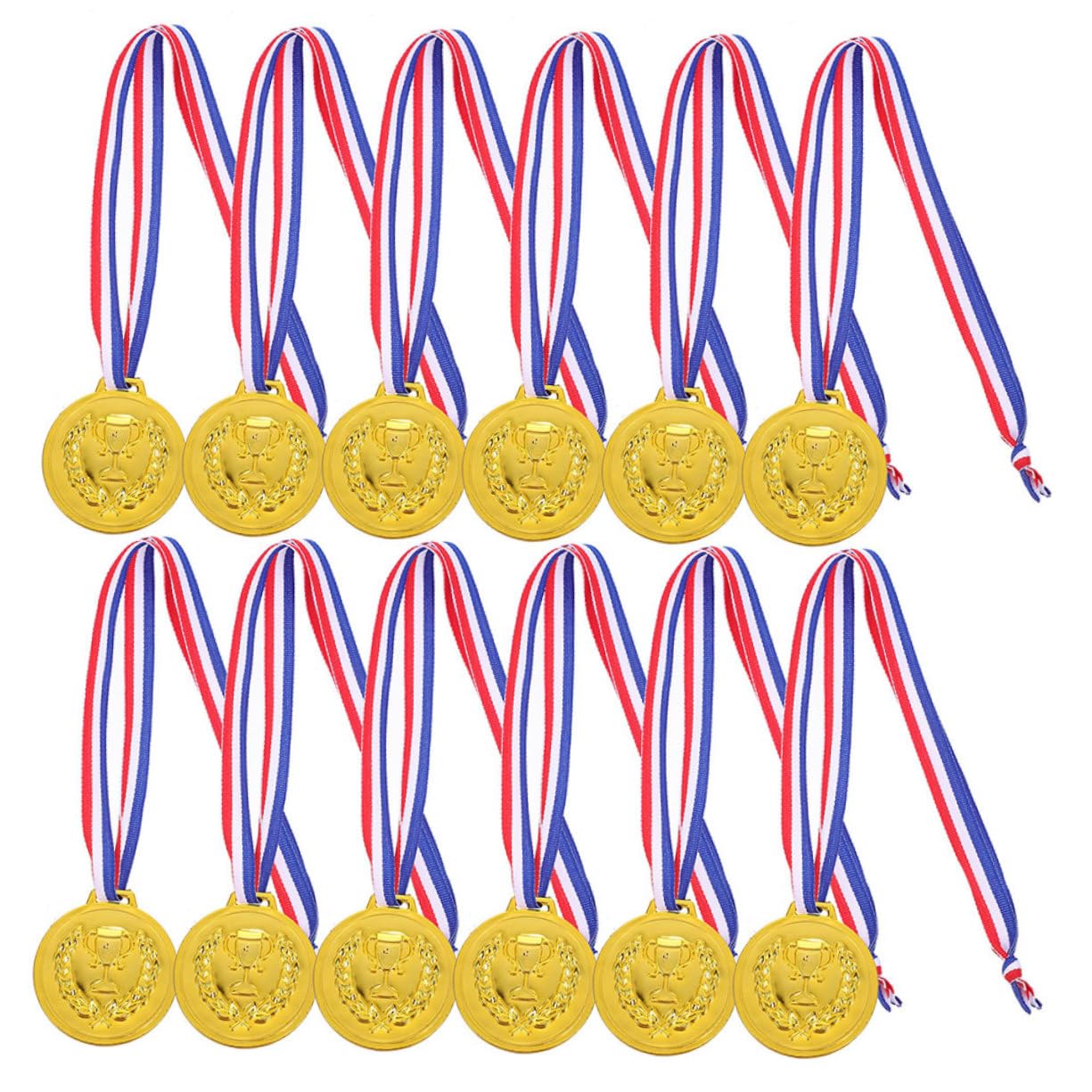 Zinco Medaglie Lega Pezzi Sportive di 50 in Oro per Bambini