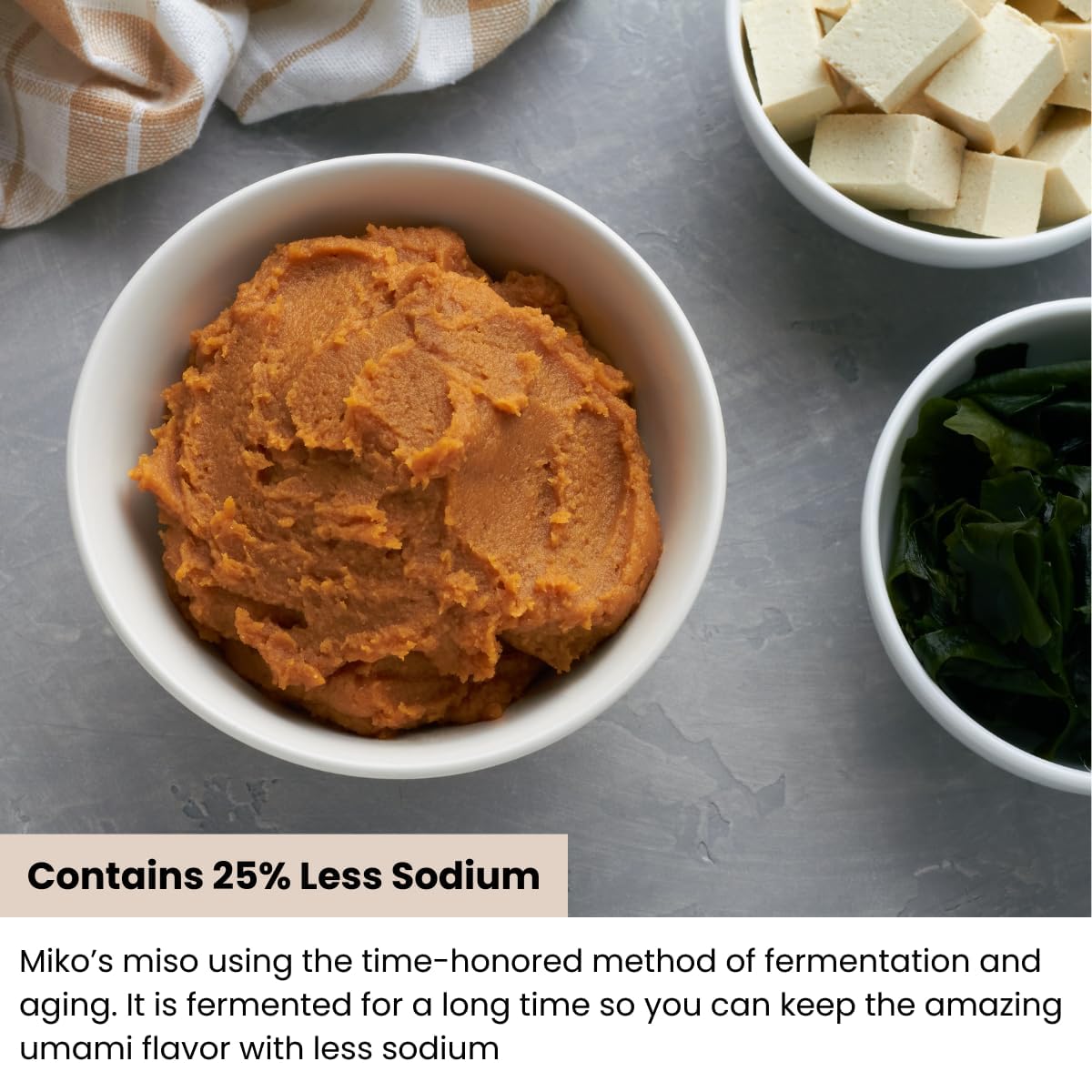 Flavoma Shiro Miso Fermented Light Soybean Paste (White Miso), 1kg [ White Soybean Paste | Preservative-Free | Japanese Style | Perfect ingredient for Korean, Japanese, Chinese & Pan Asian dishes ] - Image 2 thumbnail