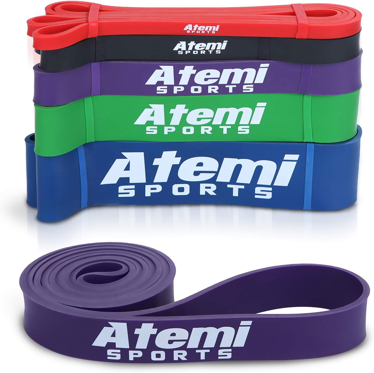 Resistance Pull Up Bands | Exercise Loop Band for Men or Women | Long Resistance Bands for Strength Training, Fitness, Stretching & CrossFit