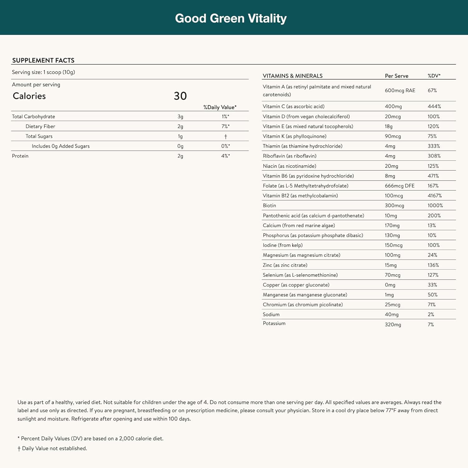 Nuzest Greens Powder Good Green Vitality – Vitamins, Minerals & Superfoods – Vegan Multivitamin Supplement (300g) - Image 7