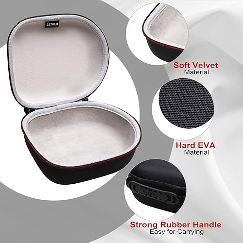 Miniatura 3 de LTGEM Funda de viaje para auriculares de tamaño completo para Sony, Behringer, Audio-Technica, Philips, Xo Vision, Bose, Photive, Beats, Maxell,