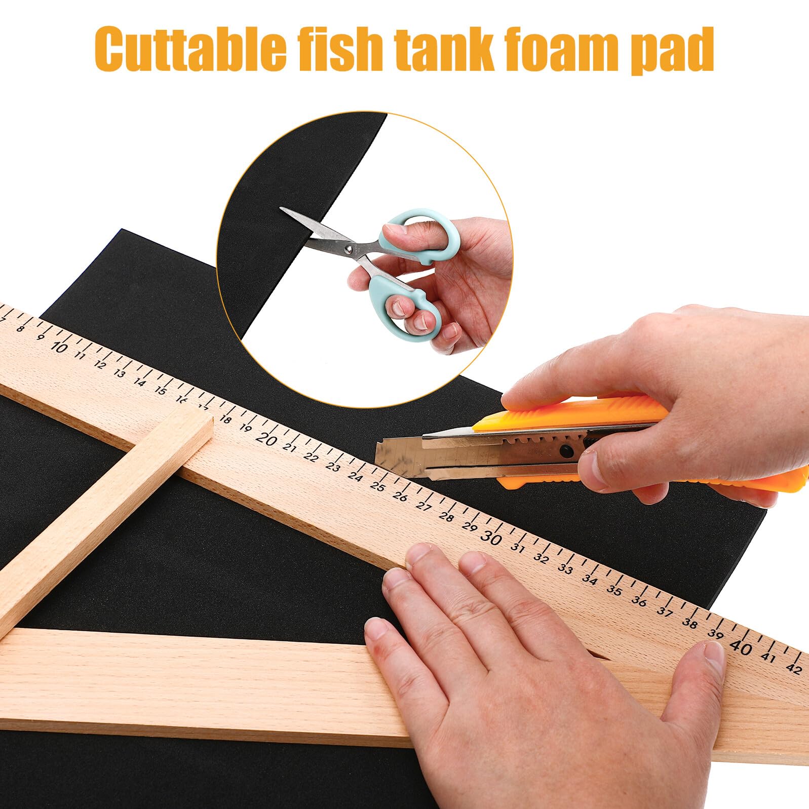 Tapis de Protection pour Aquarium Matelas Épais Mousse Antidérapant