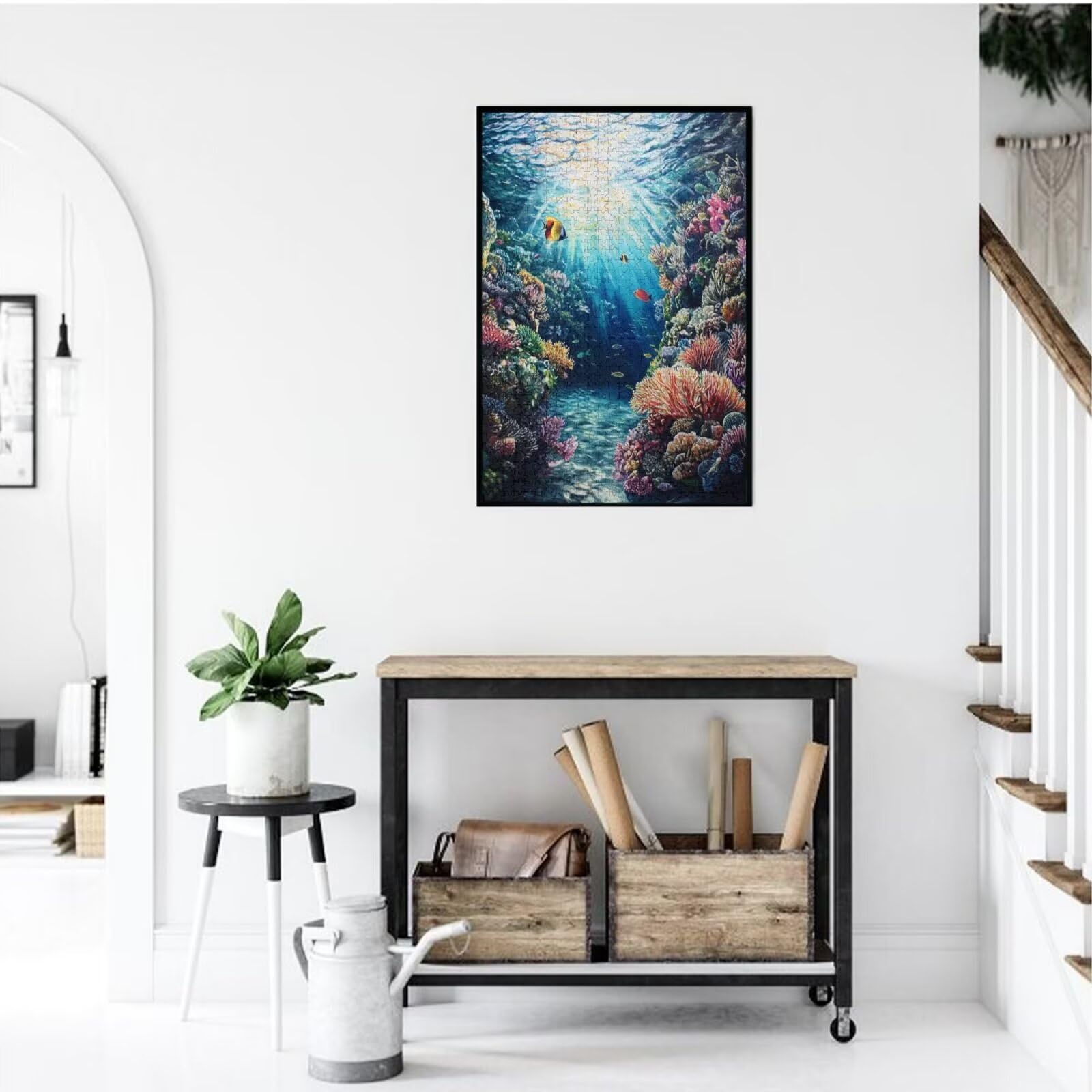 Océan Puzzle Corail 3000 Pièces Adultes, DIY Puzzles Classiques Art avec Boîte d'emballage et Photos de Référence, Relaxation/Soulagement du Stress/Jeux Amusants, Creatif Cadeau pour Femme M-1736