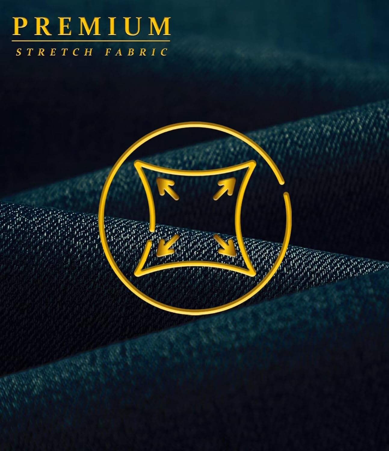 ETHANOL Mens Super Comfy Straight Stretch Knit Jersey Denim Five Pocket Jean - Image 7