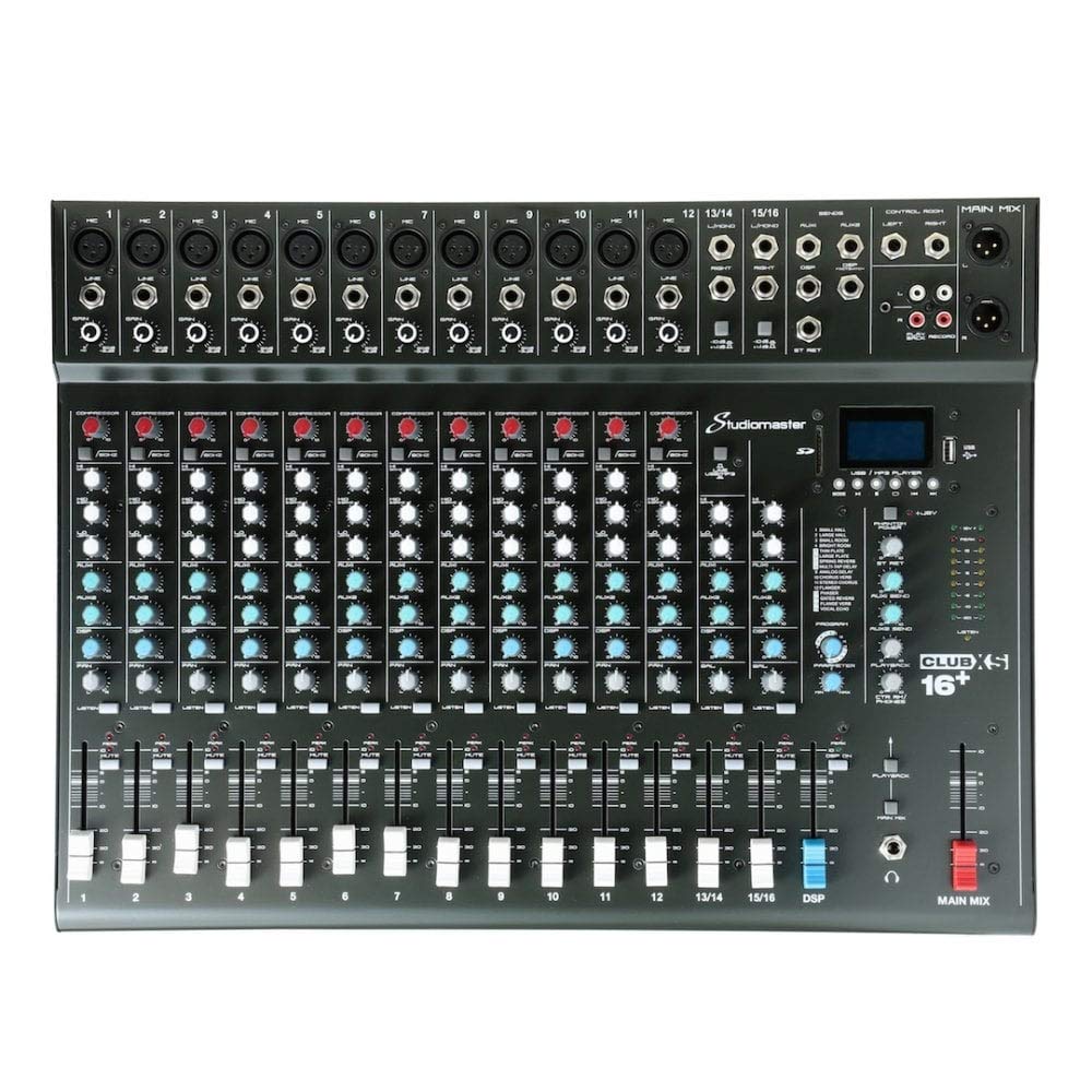 Amazon.com: STUDIOMASTER CLUBXS16 CLUB XS16 Plus 12-Channel 12