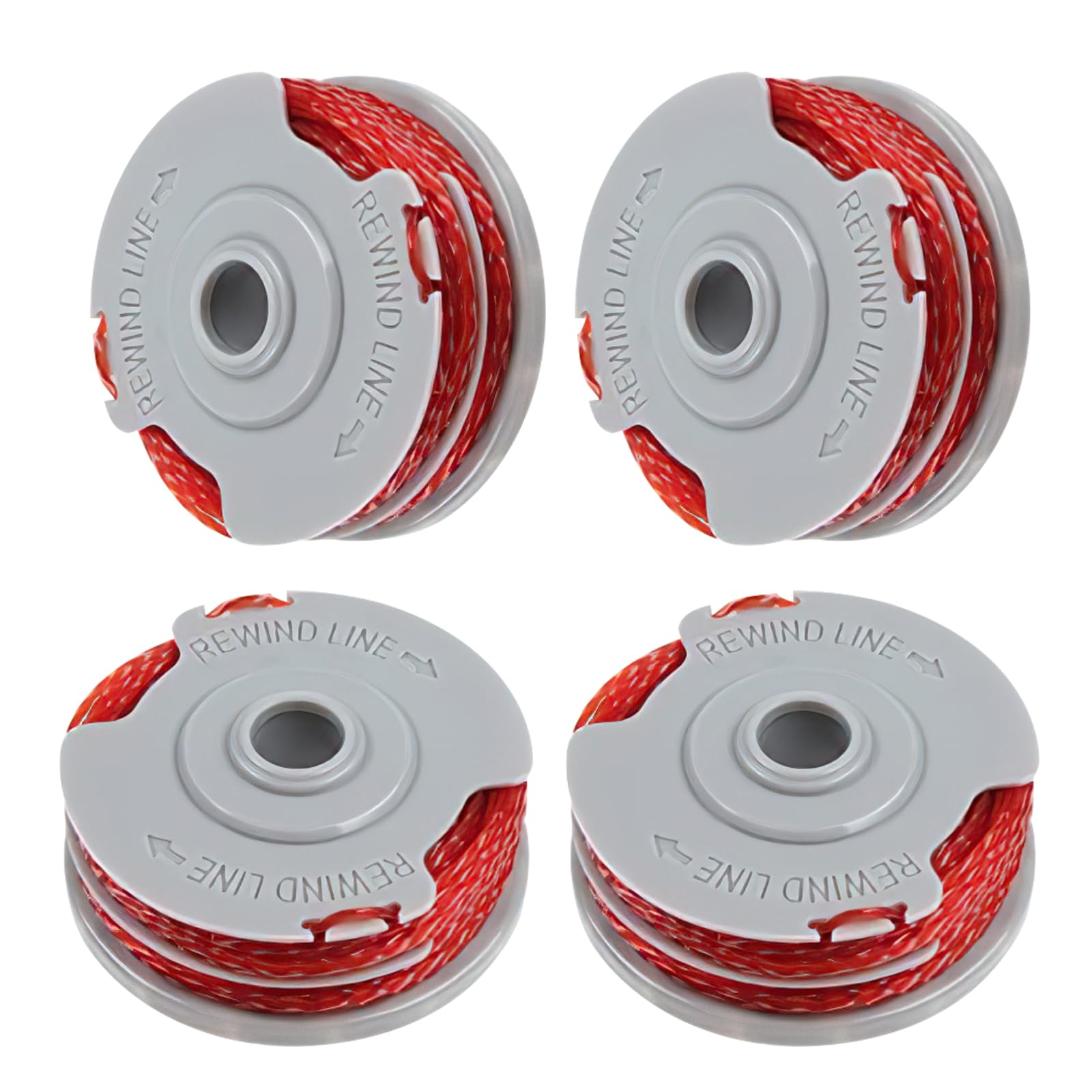 4 PCS Strimmer Spool Compatible with Flymo, Contour xt Strimmer Spool, Strimmers Spools Line, Compatible with Fly mo Power/Mini/Trim Grass Trimmer, Standard 1.5mm Lawn Mower Replacement Spools