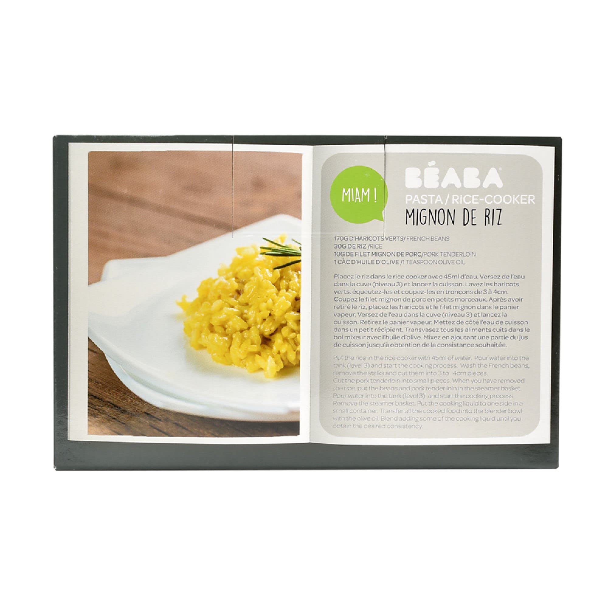 Béaba Support pour pâte et riz - Babycook Néo et Smart - vert pastel