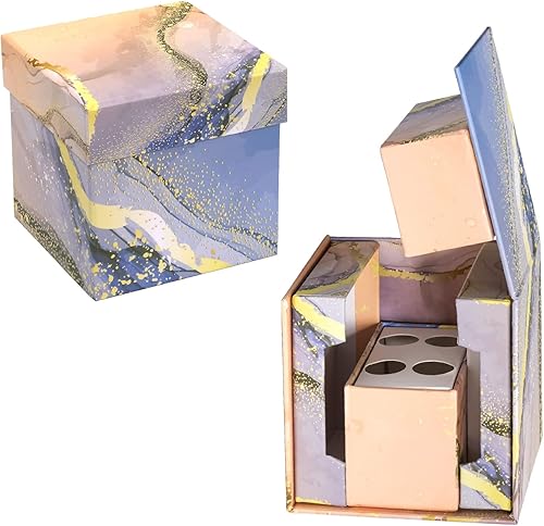 Miniatura 3 de Global Printed Products Organizador de escritorio plegable impreso, incluye soporte para teléfono, compartimentos pequeños, soporte para bolígrafo y